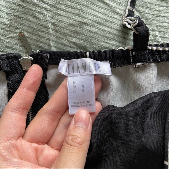 Checkered Grid Two-Piece Set - Picture 3 of 5